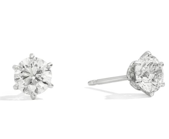 Orecchini Recarlo Donna in Oro bianco Diamante 0.43 Ct E01PX014/046 - E01PX014/046